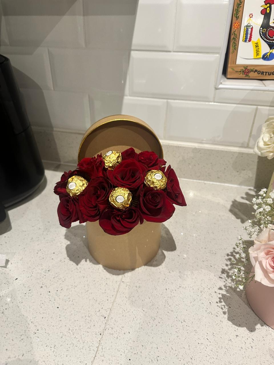 Timeless Elegance Rose & Chocolate Box view 2